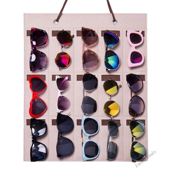New Felt Sunglasses / Eyeglasses Holder / Wall Organizer & Storage - Picture 4 of 8
